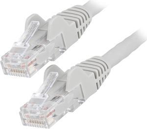 7ft (2m) LSZH CAT6 Ethernet Cable, 10 Gigabit Snagless RJ45 100W PoE Patch Cord, CAT 6 10GbE UTP Network Cable w/Strain Relief, Gray/Fluke Tested/ETL/Low Smoke Zero Halogen - Category 6, 24AWG