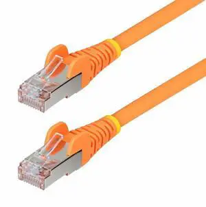 StarTech 2ft Orange CAT6a Ethernet Cable, Snagless RJ45, 10G, 100W PoE, S/FTP, LSZH, 27AWG Pure Copper, Shielded Network Cord StarTech 2ft Orange CAT6a Ethernet Cable, Snagless RJ45, 10G, 100W PoE, S/FTP, LSZH, 27AWG Pure Copper, Shielded Network Cord