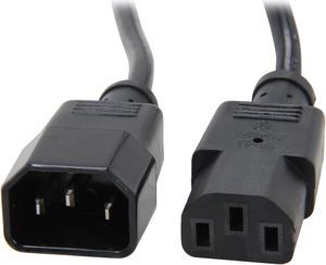 StarTech.com Model PXT1003 3 ft. Standard Computer Extension Power Cord -C14 to C13