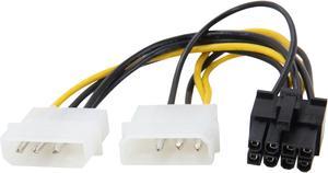 StarTech.com LP4PCIEX8ADP 6.1 in. LP4 to 8 Pin PCI Express Video Card Power Cable Adapter Male to Male