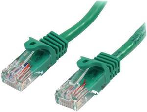 StarTech.com 5 ft Cat5e Green Snagless RJ45 UTP Cat 5e Patch Cable - 5ft Patch Cord