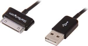 StarTech.com USB2SDC2M Black Dock Connector to USB Cable for Samsung Galaxy Tab