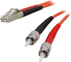 StarTech.com 50FIBLCST1 1m Multimode 50/125 Duplex Fiber Optic Cable Male to Male