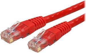 StarTech.com C6PATCH100RD 100 ft. Cat 6 Red Molded UTP Gigabit Patch Cable