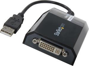 StarTech.com USB2DVIPRO2 USB to DVI Adapter - External USB Video Graphics Card for PC and MAC- 1920x1200