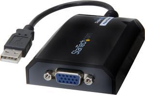 StarTech.com USB2VGAPRO2 USB to VGA Adapter - External USB Video Graphics Card for PC and MAC- 1920x1200 - Display Adapter