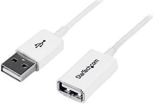 StarTech 3m (9.84 ft.) White USB 2.0 Extension Cable A to A - M/F