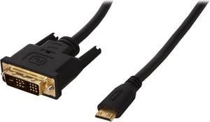 StarTech.com HDCDVIMM2M 6.5 ft. Black Mini HDMI (19 pin) to DVI-D (19 pin) Cable Male to Male