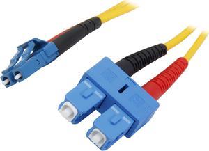 StarTech.com SMFIBLCSC4 13.12 ft. (4m) Single Mode Duplex Fiber Patch Cable LC-SC Male to Male