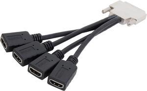 StarTech.com VHDCI24HD VHDCI to Quad HDMI Splitter Breakout Cable