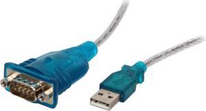 StarTech.com ICUSB232V2 USB to Serial Adapter - Prolific PL-2303 - 1 port - DB9 (9-pin) - USB to RS232 Adapter Cable - USB Serial