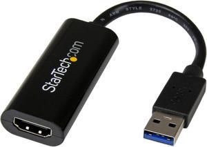 StarTech.com USB32HDES Slim USB 3.0 to HDMI External Video Card Multi Monitor Adapter - USB Graphics Card - Portable USB Video Card - 1920x1200