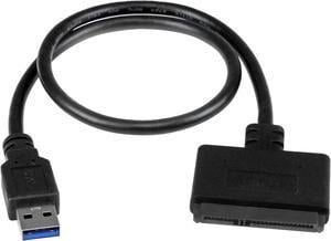  SABRENT USB 3.2 Type A to SATA/U.2 SSD Adapter Cable with  12V/2A Power Supply [EC-U2SA] : Electronics