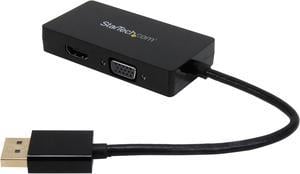 StarTech.com DP2VGDVHD Travel A/V adapter: 3-in-1 DisplayPort to VGA DVI or HDMI converter