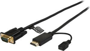 StarTech.com HD2VGAMM10 HDMI to VGA Cable - 10 ft / 3m - 1080p - 1920 x 1200 - Active HDMI Cable - Monitor Cable - Computer Cable