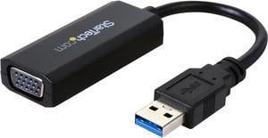 StarTech.com USB32VGAV USB 3.0 to VGA Display Adapter 1920x1200, On-Board Driver Installation, Video Converter with External Graphics Card - Windows (USB32VGAV)
