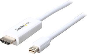 StarTech.com Model MDP2HDMM1MW Mini DisplayPort to HDMI converter cable - 4K Male to Male