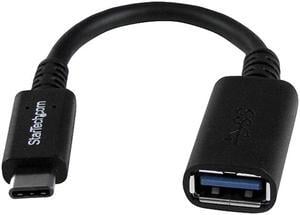 StarTech.com USB31CAADP USB-C to USB Adapter - 6in - USB-IF Certified - USB-C to USB-A - USB 3.1 Gen 1 - USB C Adapter - USB Type C