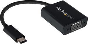 StarTech.com CDP2VGA USB-C to VGA Adapter - Thunderbolt 3 Compatible - USB C Adapter - USB Type C to VGA Dongle Converter