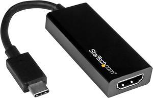 StarTech.com CDP2HD USB-C to HDMI Adapter – 4K 30Hz – USB 3.1 Type-C to HDMI Adapter – USB C to HDMI Dongle - Monitor Adapter – Black (CDP2HD)