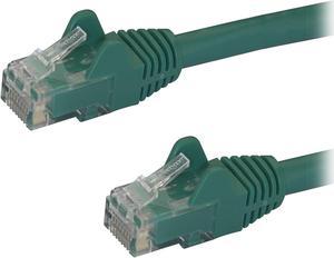 StarTech N6PATCH4GN 4 ft. Green Cat6 Patch Cable with Snagless RJ45 Connectors - Cat6 Ethernet Cable - 4 ft. Cat6 UTP Cable