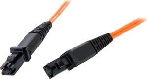 Coboc CY-OM1-2MTRJ-FMFM-2 6.56 ft. Orange Multimode 62.5/125 Duplex LSZH Fiber Patch Cable MTRJ (Female)- MTRJ (Female),F-F