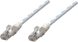 Intellinet Network Cable, Cat5e, UTP, RJ45 Male / RJ45 Male, 15.0 m (50 ft.), White