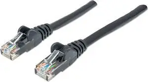 Intellinet Network Cable, Cat6, UTP, RJ45 Male / RJ45 Male, 2.0 m (7 ft.), Black