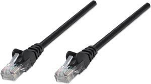 Intellinet Network Cable, Cat5e, UTP, RJ45 Male / RJ45 Male, 30.0 m (100 ft.), Black