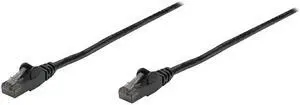 Intellinet 342032 1.50 ft. Cat 6 Black UTP Network Ethernet Cable