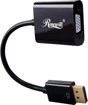 Rosewill CL-AD-DP2VGA-6-BK DisplayPort to VGA Video Adapter Converter