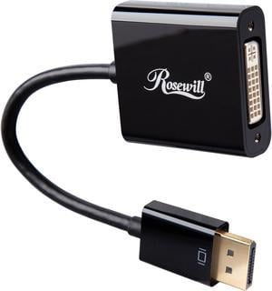 Rosewill CL-AD-DP2DVI-6-BK DP DisplayPort to DVI Video Adapter Converter