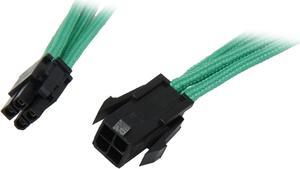 BitFenix BFA-MSC-4ATX45GK-RP 1.47 ft. Intel ATX-4 pin Extension Cable Male to Female