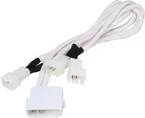 BitFenix BFA-MSC-M33F12VWW-RP 7.87 in. (20cm) Fan Adapter Cable Male to Male