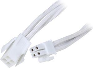 BitFenix BFA-MSC-4ATX45WW-RP 1.47 ft. Intel ATX-4 pin Extension Cable Male to Female