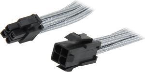 BitFenix BFA-MSC-4ATX45SK-RP 1.47 ft. Intel ATX-4 pin Extension Cable Male to Female