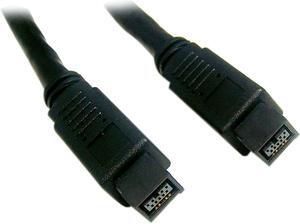 Micro Connectors E07-235 6 ft. Firewire IEEE1394b Cable (9 Pin to 9 Pin)