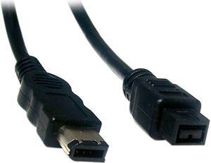 Micro Connectors E07-239 10 ft. Firewire IEEE1394b Cable (6 Pin to 9 Pin)