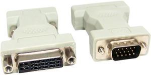 Micro Connectors G08-220 DVI-I Analog Female to VGA HD15 Male Adapter
