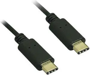 Micro Connectors E07-316CMM-1M Black USB Type C to USB Type C