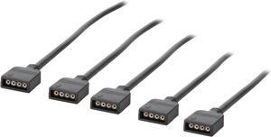 Micro Connectors F04-RGB04-50 1.64 ft. (0.50m) 1 to 4 RGB Splitter Cable Female to Female