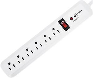 Innovera IVR71652 4' 6 Outlets 540 Joules Surge Protector
