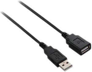 V7 V7N2USB2EXT-03F Black USB 2.0 Extension Cable