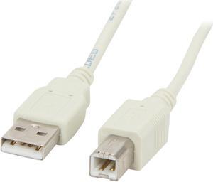 Kaybles USB-AB-15FT 15 ft. Beige USB cable A/male to B/male in Beige Color 15 feet - OEM