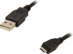 Kaybles 3ft USB-MICRO-3 3 ft. Black Micro USB Cable A/Male to Micro USB Cable B/Male 3 feet - OEM