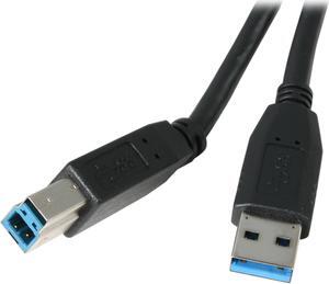 Kaybles USB3-AB-10FT 10 ft. Black USB 3.0 A Male to B Male Cable in Black Color 10 feet - OEM
