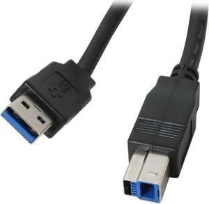 Kaybles USB3-AB-3FT 3 ft. Black USB 3.0 A Male to B Male Cable in Black Color 3 feet - OEM