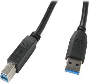 Kaybles USB3-AB-15FT 15 ft. Black USB 3.0 A Male to B Male Cable in Black Color 15 feet - OEM