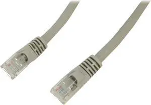 Kaybles 75ft CAT6 UTP 75 ft Injection Molded Boot Patch Cables in Gray Color 75 feet - OEM