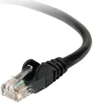 Belkin A3L980-06IN-BKS 6" CAT6 Ethernet Patch Cable Snagless, RJ45, M/M - Black